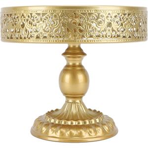 Elegant and Sturdy <b>White</b> Coated Metal <b>Cake</b> <b>Stand</b> High Quality Dessert Display for Weddings and Parties - Product Image 6