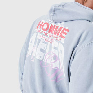 Último diseño de peso pesado Vintage Logo impreso hombres sudaderas con capucha/último estilo mejor precio Casual Wear hombres sudaderas con capucha - Product Image 6