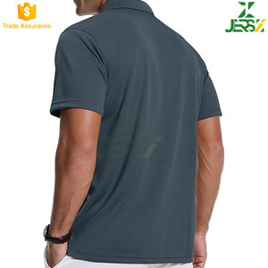 Camisas de Golf de Manga Corta para Hombre, al Por Mayor, Premium, Transpirables, de Algodón/Poliéster, con Logotipo Personalizado, Diseño Floral Tejido, Deportivas, 220g - Product Image 3