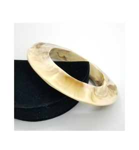 Brazalete redondo de cuerno de búfalo de agua, brazalete de diseño moderno, color de cuerno real 100%, brazalete de la mejor calidad, el más exigente - Product Image 6