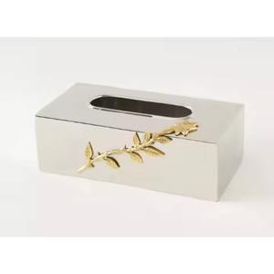 <b>Bathroom</b> <b>Accessories</b> <b>Vintage</b> Design Table Decoration Napkin Holder Best Quality Metal Tissue Box Napkin Holder - Product Image 5