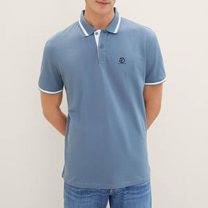 Vente en gros sur mesure T-shirts unisexes personnalisés pour les polos avec col à rayures respirantes T-shirts pour hommes de grande taille au design unisexe prix chaud - Product Image 6