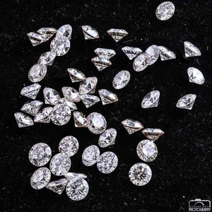 Diamantes Sueltos Cultivados en Laboratorio HTHP Pulidos, Tamaño de 0.8 mm a 3 mm, Corte Brillante Redondo, VVS, Diamantes Sueltos Cultivados en Laboratorio - Product Image 2