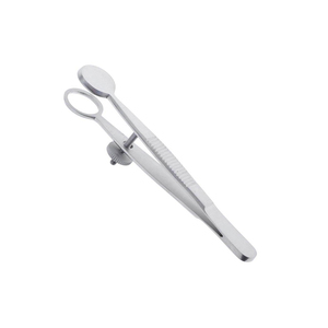 Premium Oval Large Open Upper Plate Fórceps para párpados oftálmicos Fórceps de chalazión de calidad superior Premium Metal Steel - Product Image 3