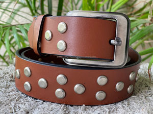 Unisex <b>Leather</b> <b>Belts</b> Real <b>Leather</b> High Quality Custom Logo on <b>Belts</b> Western <b>Belts</b> - Product Image 4