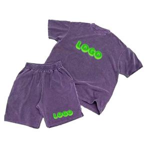 Ensemble deux pièces pour homme Ensemble t-shirt et short décontracté Costume de sport pour homme à la mode à manches courtes - Product Image 1