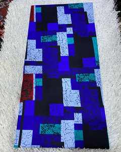 Tissu en Coton Ciré Africain Vif du Kenya Véritable Matériau Ankara pour Robes, Chemises, Sacs et Mode Culturelle - Product Image 4