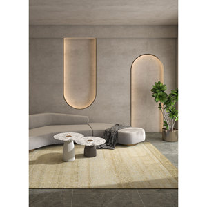 Tapis en laine noués à la main Erbe Gold, motif géométrique abstrait classique, rectangulaire, pour couloir, usage domestique, faits à la main, GS-1079, Jaipur Rugs AU - Product Image 6