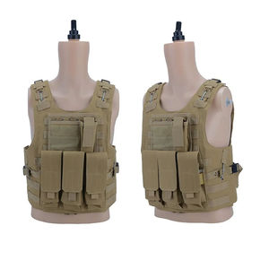 Gilet tactique avec logo personnalisé de qualité supérieure en nylon respirant fabriqué en usine pour adultes Design d'impression solide Vente à chaud - Product Image 6