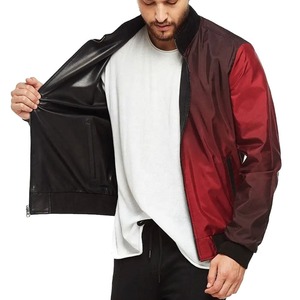 Latest Design Custom Satin Men's Winter Varsity Bomber <b>Jacket</b> with Front Logo Bulk Wholesale - Product Image 4