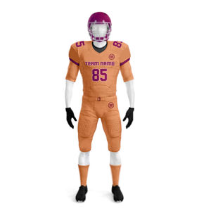 Coloré respirant hommes portent sport entraînement uniforme ensemble football américain hauts maillot de football américain hommes - Product Image 2