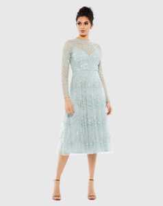 Vestido de noche acampanado con flores de satén, vestido de novia, fiesta Formal, graduación, cintura Natural, transpirable, antiestático - Product Image 3