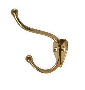 Premium Quality Solid Brass Single <b>Towel</b> <b>Hook</b> Household Wall Hanging <b>Bathroom</b> Kitchen Door <b>Hooks</b> Metal Material - Product Image 1