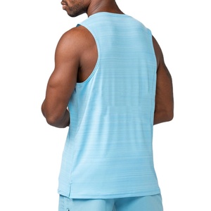 High Stretchy Round Neck Racerback Quick Dry Anti-Shrink Tank Top Gym Fitness Sports Top Breathable New Style <b>Running</b> <b>Singlet</b> - Product Image 3