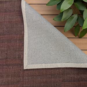 Alfombra Abstracta Tejida a Mano en Tonos Marrón y Rosa |   Alfombra Moderna Minimalista Ecológica de Fibra Natural, Apta para Mascotas |   Lana Hecha a Mano - Product Image 4