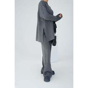 Smoke Braided <b>Knit</b> <b>Set</b> - Product Image 2