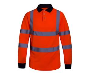 Camisetas de Manga Corta Unisex con Logotipo Personalizado, Camisa de Pesca de Alta Visibilidad, Ropa de Trabajo Transpirable de Secado Rápido con Protección UV de Poliéster - Product Image 3