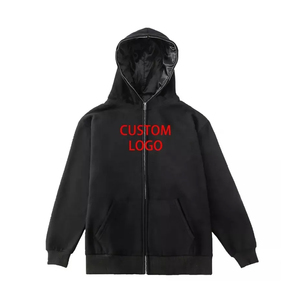 Nouvelle Collection 2025 – Sweat à Capuche Zippé Homme Hiver, Coupe Oversize Épaules Tombantes, Personnalisable, 100% Coton Respirant de Haute Qualité - Product Image 1