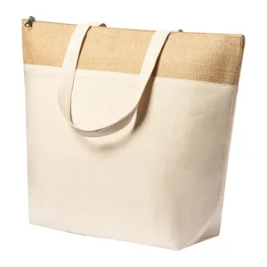 Borsa Promozionale Ecologica in Juta e Cotone - Product Image 1