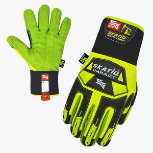 SG-1512 SKATIQ ORIGINAL GANT PAUME COTON OLD SCHOOL DOUBLÉ HI-VIZ (IMPACT) - Product Image 1