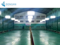 Pabellón deportivo de estructura de acero prefabricada de construcción rápida, marco de acero personalizado para cancha de bádminton, tenis y gimnasio en interiores.