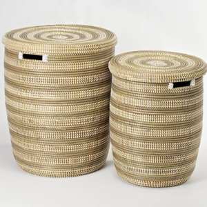 ตะกร้าใส่ของสำหรับห้องนอนห้องน้ำถังใยหญ้าทะเลทำจากฟางธรรมชาติที่เก็บหญ้าทะเล - Product Image 3