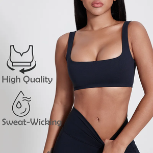 Vente en gros de soutien-gorge de yoga pour entraînement de gymnastique pour femmes soutien-gorge de sport à bretelle élastique de haute qualité pour entraînements pour femmes soutien-gorge de fitness pour femmes - Product Image 2