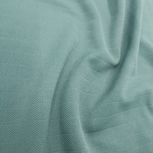 Tela elástica lisa de algodón de imitación personalizada de fábrica Premium, 100 por ciento de poliéster, adecuada para Proveedor de Ropa - Product Image 3