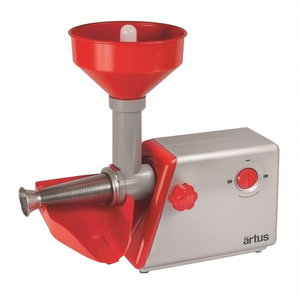 Prensa de Tomates Eléctrica Artus S25I 550W Roja y Plateada, Procesador de Alimentos - Product Image 2