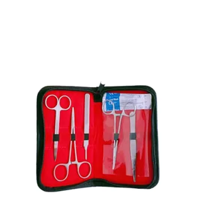 Kit Completo de Práctica de Sutura, Almohadilla de Silicona de 3 Capas, Instrumentos de Acero Inoxidable, Manual, Clase I, Entrenamiento para Estudiantes de Medicina, CE - Product Image 1