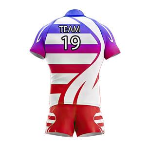 Uniforme de Rugby para Hombre 2025, Nuevo Diseño, Impreso, Transpirable, 100% Poliéster, Alta Calidad, Personalizado para Equipos - Product Image 2