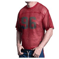 Conception personnalisée T-shirt pour hommes Boxy Fit Mesh Soccer Jersey Gym surdimensionné à manches courtes 100% coton imprimé T-shirts pour hommes