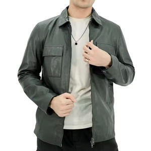 Chaqueta de Cuero de Invierno para Hombre 2026 en Venta, Chaquetas de Moda Cómodas, Chaquetas de Invierno Personalizadas de Buena Calidad - Product Image 1