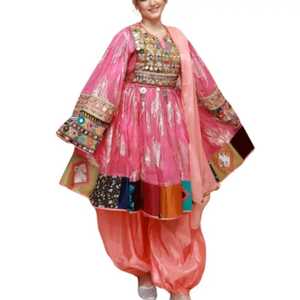 Afghan Kuchi Tribal Women Dresses 100% High Quality Fabric Women's <b>Wedding</b> Bridal Dress Lace Decoration Afghani Women's Clothing - Product Image 1
