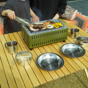 เตาถ่านพกพา เตาฮิบาชิแบบญี่ปุ่นสำหรับย่างยากิโทริที่บ้าน - Product Image 5