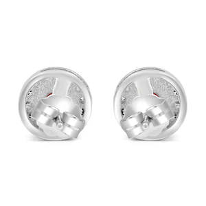 Conjunto de Joyería Zarkan Red Delight Dot Plateado con Patrón Geométrico en Oro de 18k y Platino, Moderno y Religioso, para Regalo de Compromiso o Aniversario - Product Image 6