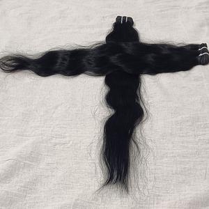 Extensions de cheveux humains Remy indiens de style vague naturelle de 26 pouces extension de cheveux humains non traités - Product Image 4