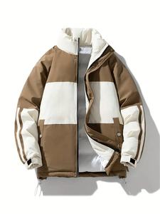 Vestes matelassées streetwear personnalisables, tendance, à fermeture éclair, style varsity, chaudes, coupe-vent, imperméables, à capuche, vente en gros, fabricant OEM - Product Image 6