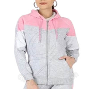 ชุดออกกำลังกายสองชิ้นสำหรับผู้หญิง ผ้าฝ้าย/โพลีเอสเตอร์ เป็นมิตรกับสิ่งแวดล้อม ลายเรียบ ทรงเข้ารูป สามารถปรับแต่งแบรนด์ของคุณเองได้ - Product Image 4