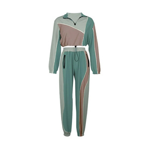 Custom Hooded Solid Windbreaker Suit for Unisex Two-Piece Tracksuit Set with <b>Zip</b>-<b>Up</b> <b>Jacket</b> and Jogger Set - Product Image 1