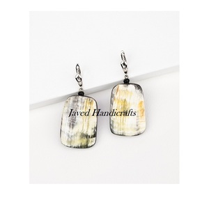 ต่างหูฮอร์นที่มีคุณภาพดีที่สุดสำหรับต่างหูฮอร์นเครื่องประดับฮอร์นธรรมชาติใช้ในชีวิตประจำวันควายปรับขนาดได้ตามต้องการ - Product Image 4