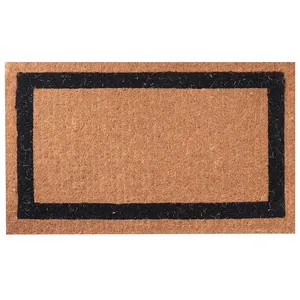Tapis en coco naturel antidérapant, paillasson de bienvenue, paillasson domestique pouvant être coupé à l'extérieur - Product Image 1