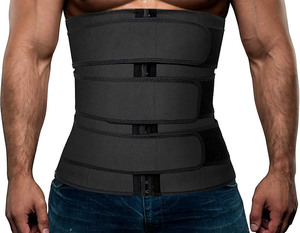 Cinturón de entrenamiento de cintura para hombre, entrenamiento para pérdida de peso corporal, quemador de grasa, banda recortadora, soporte para espalda - Product Image 5