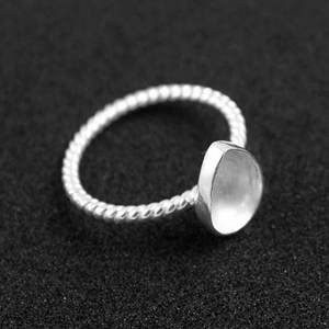 แหวนเงินแท้ 925 คุณภาพสูง รูปทรงลูกแพร์ ขอบแบบ Bezel Cup ขนาด 4x6 มม.–15x20 มม. สำหรับทำเครื่องประดับ DIY - Product Image 3