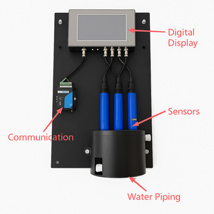 Oem thông minh trực tuyến Ph Ec ORP hệ thống giám sát độ dẫn cho đô thị đường ống dẫn nước cung cấp đa-thông số chất lượng nước cảm biến - Product Image 2