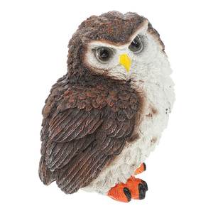 Escultura de Búho Artesanal, Adorno Decorativo de Aves para Jardín y Césped, Precio Económico - Product Image 1
