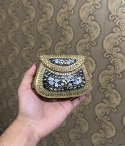 Pochette de Soirée Tendance avec Pierres, Faite à la Main en Inde, Cadeau de Mariage, Mini Pochettes pour Filles, Soirées, Prix de Gros - Product Image 1