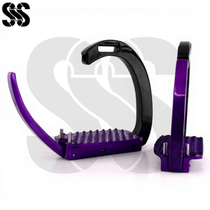 Étriers de sécurité de haute qualité pour chevaux - Aluminium léger antidérapant, équipement d'équitation, couleurs et tailles personnalisées | - Product Image 2