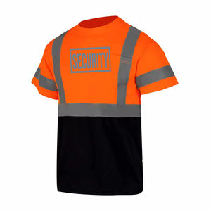 Hi Viz <b>Vis</b> <b>High</b> Visibility Polo <b>Shirt</b> Reflective Tape Safety Security Work Button <b>T</b>-<b>Shirt</b> Customized Polo Work <b>Shirts</b> - Product Image 3
