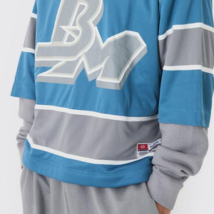 Vente en gros de sweats à capuche de hockey en maille imprimée surdimensionnée sweats à capuche pour hommes en coton mélangé design personnalisé dernière mode prix d'usine - Product Image 6